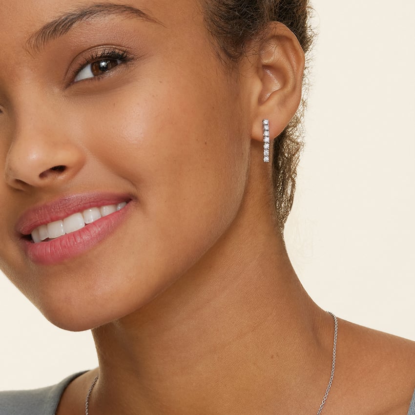 Tennis Diamond Earrings